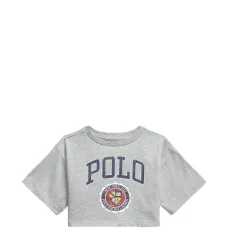 Укороченный топ с графическим принтом