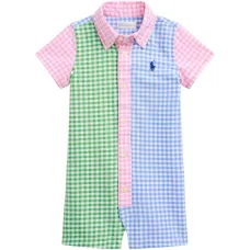 Детская одежда в клетку "гингем"