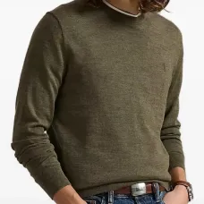 Вышитый свитер с круглым вырезом Вышитый свитер с круглым вырезом