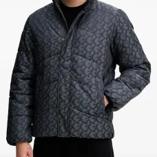 Стёганая куртка с логотипом