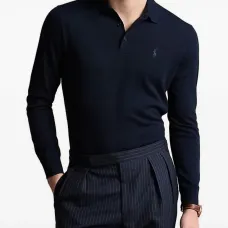 Поло с длинными рукавами