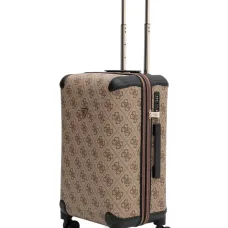 Чемодан с принтом логотипа