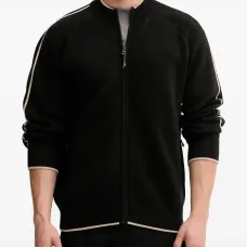 Кардиган в полоску на молнии