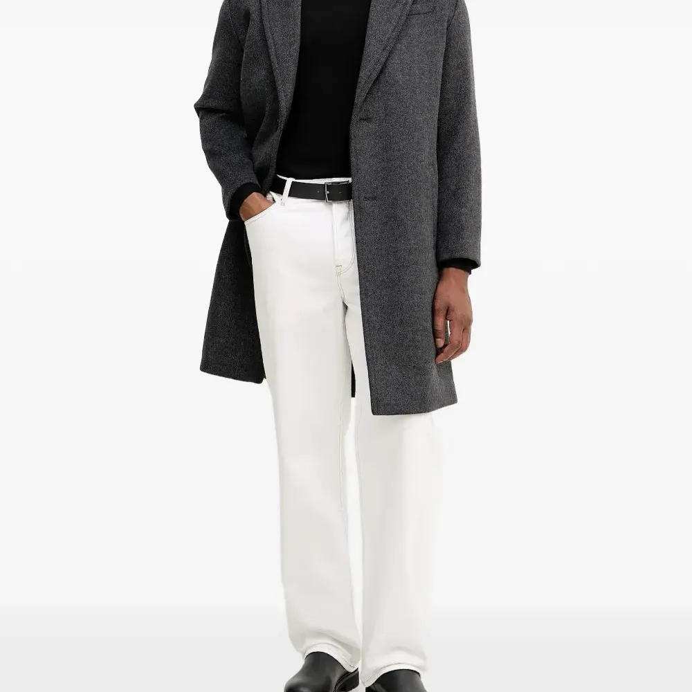 Однобортное пальто