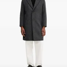 Однобортное пальто