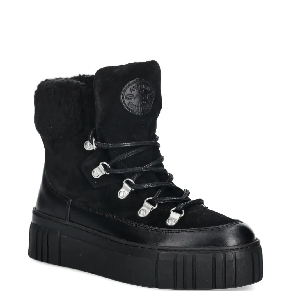 Ботильоны на платформе Snowmont с шнуровкой Ботильоны на платформе Snowmont с шнуровкой