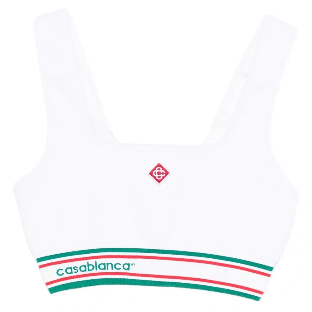 Топ в полоску с квадратным вырезом