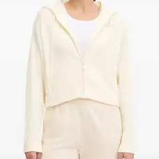 Толстовка на молнии с вышитым логотипом