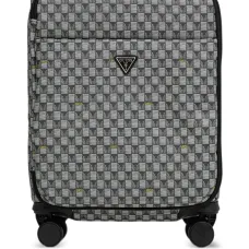 Багаж с логотипом и геометрическим узором