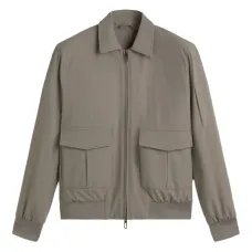 Жакет с накладными карманами