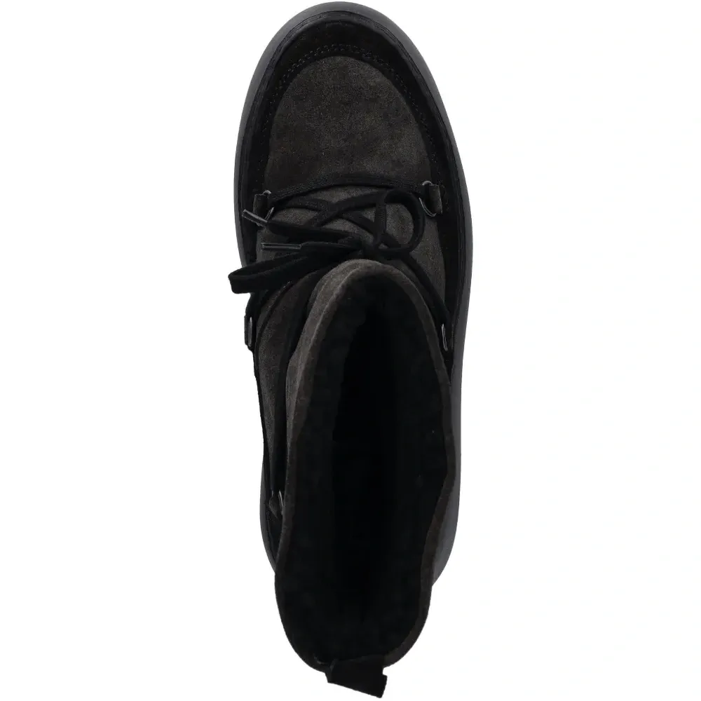 Ботинки на платформе со шнуровкой