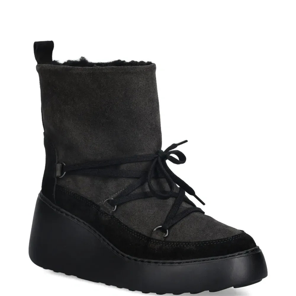 Ботинки на платформе со шнуровкой