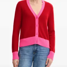 Кардиган на пуговицах с V-образным вырезом