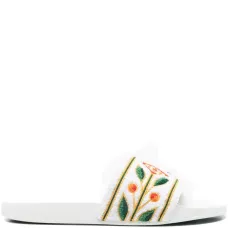 Сланцы с цветочной вышивкой