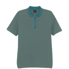 Рубашка поло на молнии