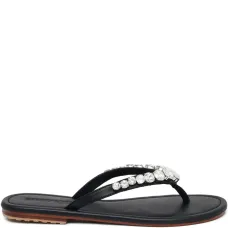 Сандалии, украшенные кристаллами