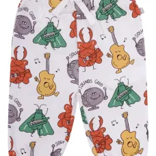 Брюки с принтом и завязками Брюки с принтом и завязками