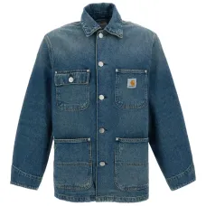 Джинсовая куртка с накладными карманами Джинсовая куртка с накладными карманами