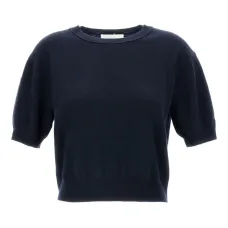 Рифленая футболка с короткими рукавами