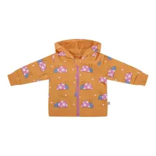 Толстовка на молнии с принтом в виде божьих коровок