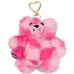 Брелок в виде медвежонка в клетку