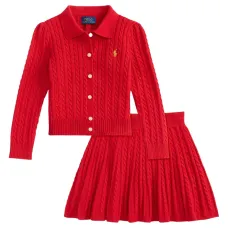 Плиссированный комплект с юбкой