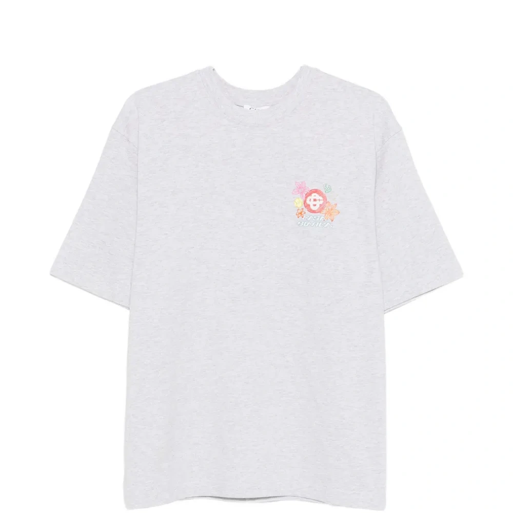 Футболка свободного кроя с круглым вырезом