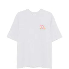 Футболка свободного кроя с круглым вырезом