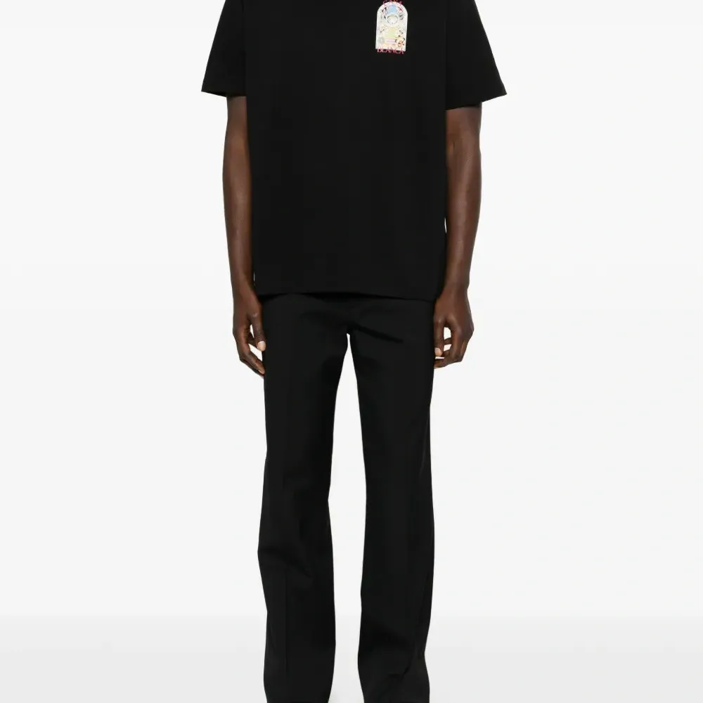 Футболка с графическим принтом "Теннисный пейзаж"