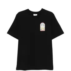 Футболка с графическим принтом "Теннисный пейзаж"