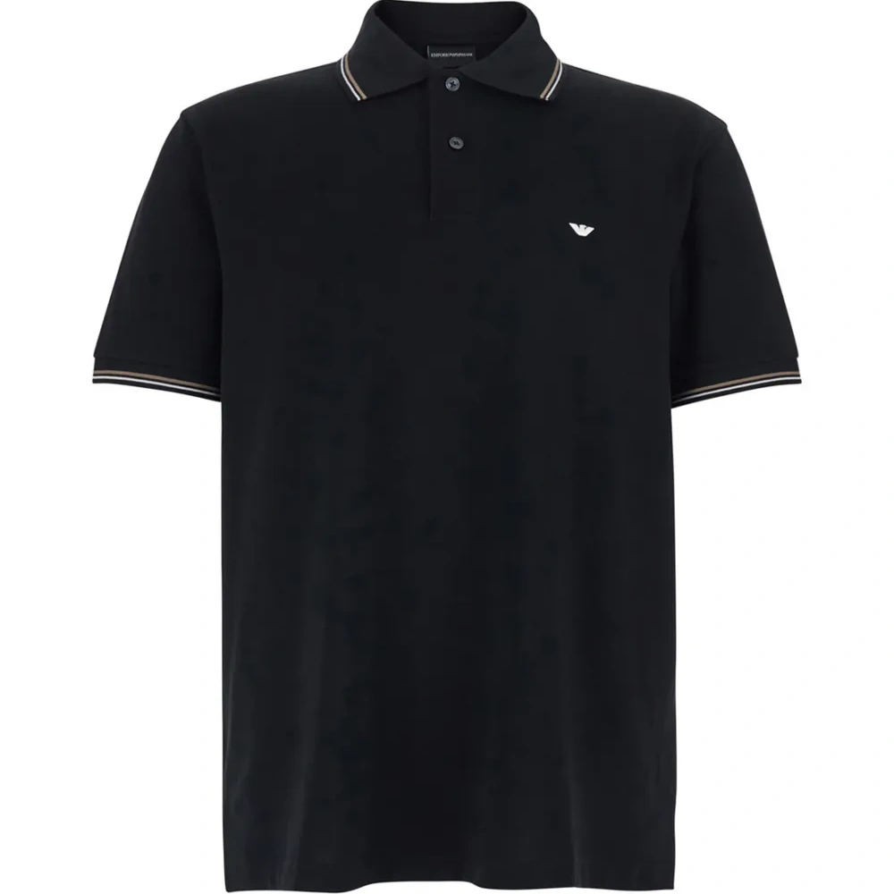 Поло с вышитой отделкой Поло с вышитой отделкой