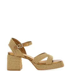 Плетёные босоножки Vallita с ремешком на щиколотке