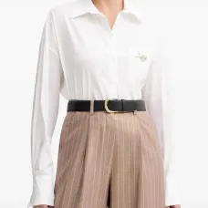 Рубашка с отделкой на кармане