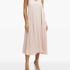 Платье без рукавов с V-образным вырезом Платье без рукавов с V-образным вырезом