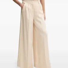 Плиссированные брюки-широкие