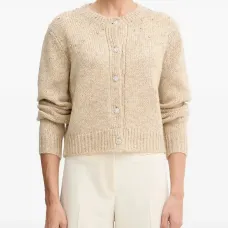 Кардиган с украшенными пуговицами