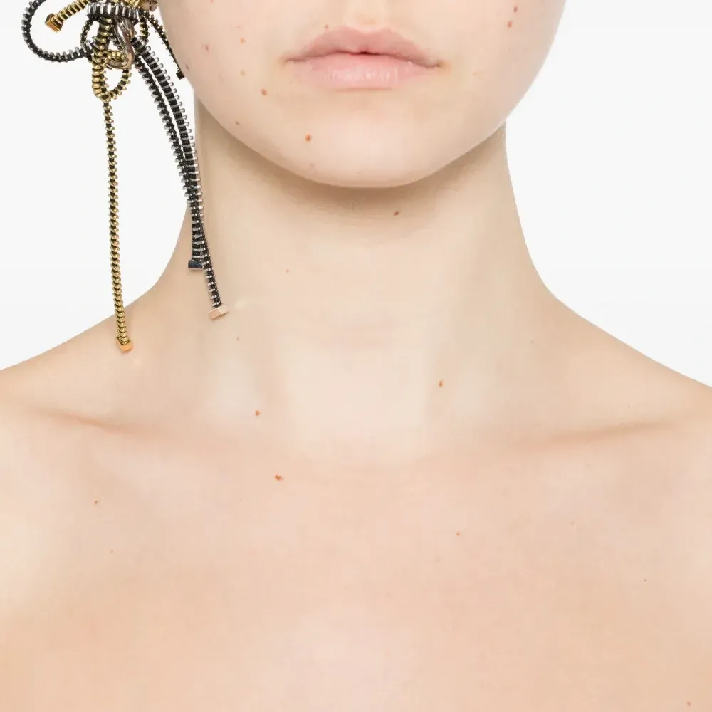 Серьги с полированной отделкой