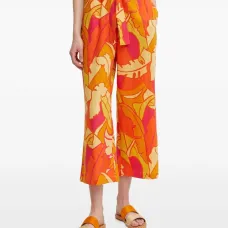 Брюки с цветочным принтом