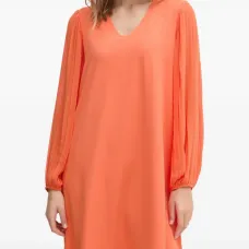 Мини-платье с V-образным вырезом