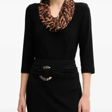 Топ с анималистичным принтом