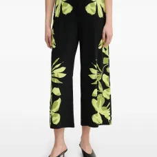 Брюки с цветочным принтом