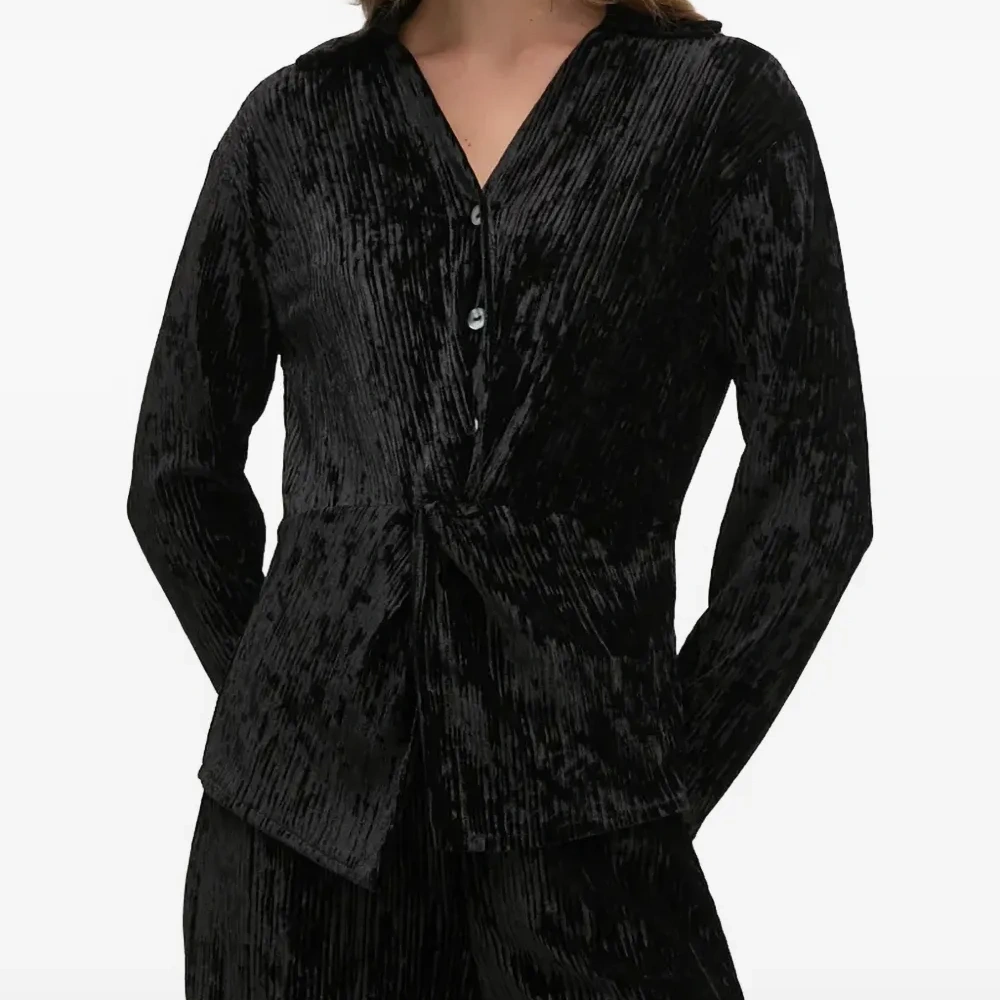 Текстурированная блуза на пуговицах