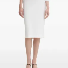 Миди-юбка с разрезом