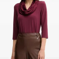 Топ с воротником-хомут