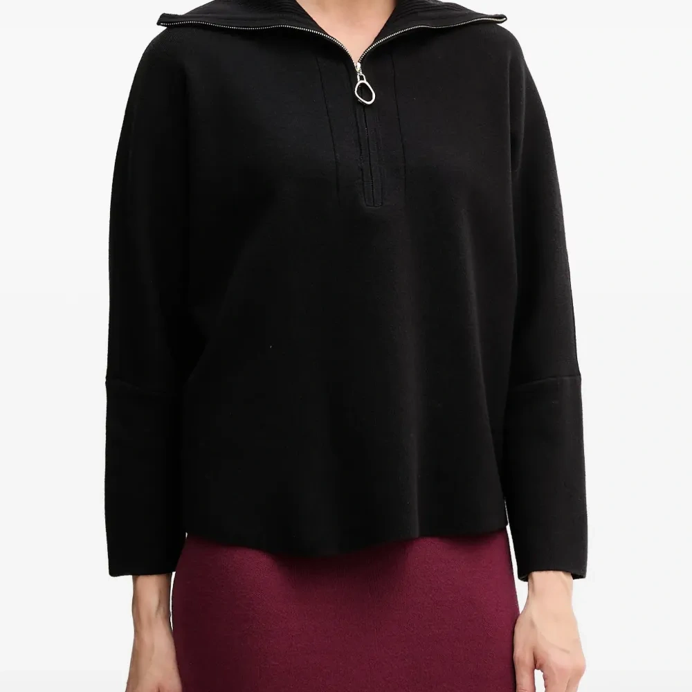 Свитер на молнии с воротником