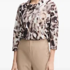 Топ на пуговицах с длинными рукавами