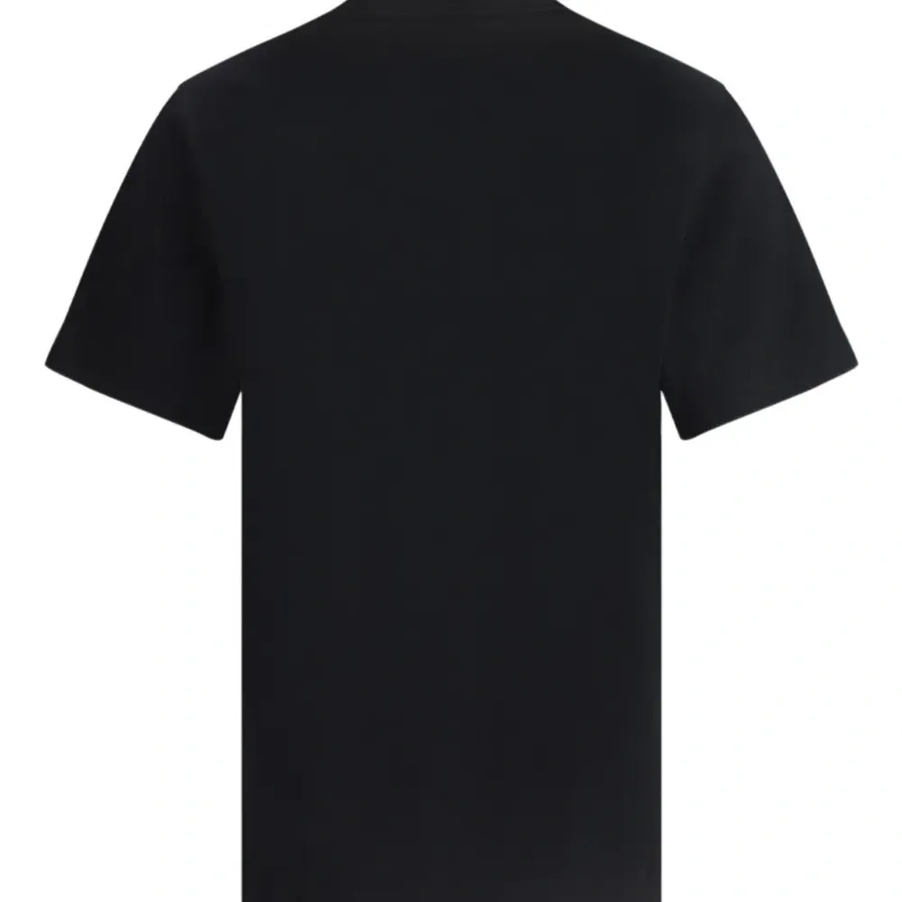 Хлопковая футболка с градиентом и монограммой EKD