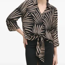 Рубашка с геометрическим узором Рубашка с геометрическим узором