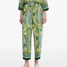 Брюки с принтом "пейсли" Брюки с принтом "пейсли"