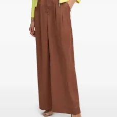 Плиссированные брюки-широкие Плиссированные брюки-широкие